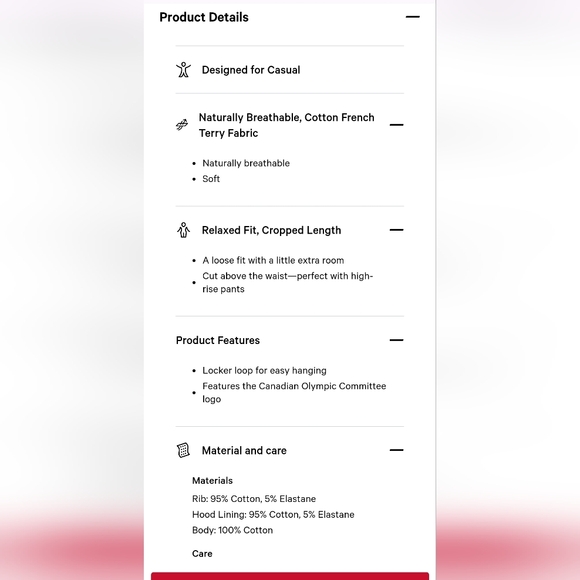 Lululemon All Yours Cropped Hoodie OCO logo - Picture 7 of 7